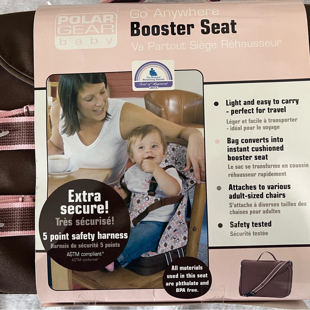 Polar Gear Baby booster seat. NWOT